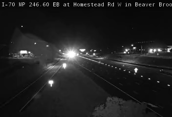 I-70 MP 246.60 EB at Homestead Rd W live camera view