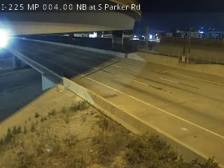 I-225 MP 4.00 NB at S Parker Rd/CO 83 live camera view