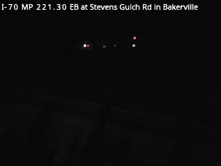I-70 MP 221.30 EB at Stevens Gulch Rd in Bakerville live camera view