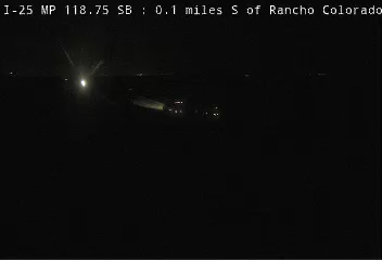 I-25 MP 118.75 SB, 0.1 miles S of Rancho Colorado Blvd live camera view