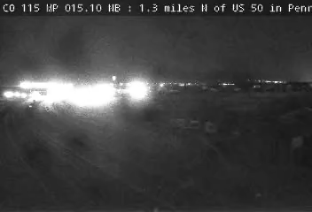 CO 115 MP 15.10 NB, 1.3 miles N of US 50 in Penrose live camera view