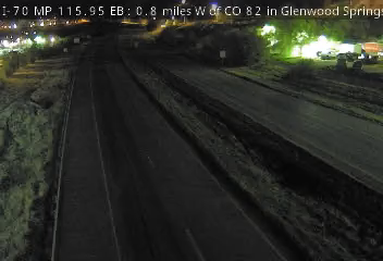I-70 MP 115.95 EB, 0.8 miles W of CO 82 in Glenwood Springs live camera view