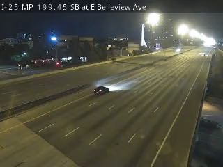 I-25 MP 199.45 SB at E Belleview Ave live camera view
