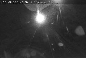 I-70 MP 230.45 EB, 1.4 miles W of US 40 live camera view