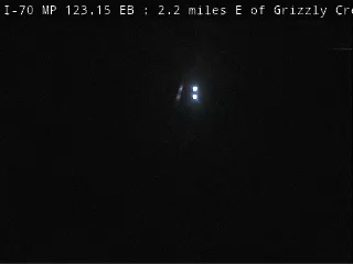 I-70 MP 123.15 EB, 2.2 miles E of Grizzly Creek live camera view