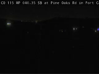 CO 115 MP 40.35 SB at Pine Oaks Rd in Fort Carson live camera view