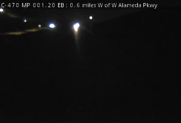 C-470 MP 1.20 EB, 0.6 miles W of W Alameda Pkwy live camera view