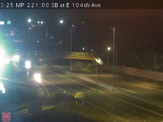 I-25 MP 221.00 SB at E 104th Ave live camera view