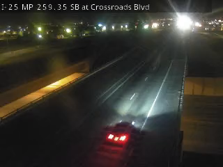 I-25 MP 259.35 SB at Crossroads Blvd live camera view