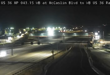 US 36 MP 43.15 WB at McCaslin Blvd to WB US 36 Ramp live camera view