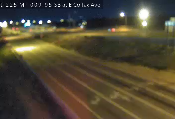 I-225 MP 9.95 SB at E Colfax Ave live camera view
