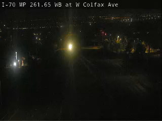 I-70 MP 261.65 WB at W Colfax Ave live camera view