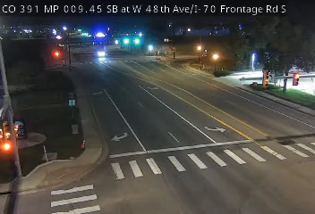 CO-391 MP 9.45 SB at W 48th Ave/I-70 Frontage Rd S live camera view