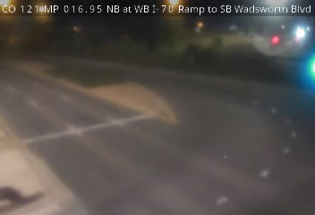 CO-121 MP 16.95 NB at WB I-70 Ramp to SB Wadsworth Blvd live camera view