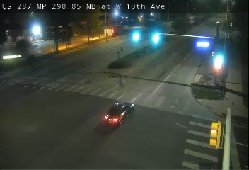 US 287 MP 298.85 NB at W 10th Ave live camera view
