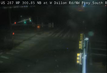 US 287 MP 300.85 NB at W Dillon Rd/NW Pkwy South Ramp live camera view