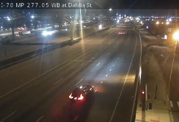 I-70 MP 277.05 WB at Dahlia St live camera view