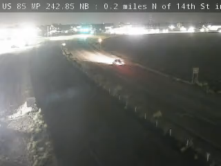 US 85 MP 242.85 NB, 0.2 miles N of 14th St in Fort Lupton live camera view