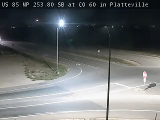 US 85 MP 253.80 SB at CO 60 in Platteville live camera view