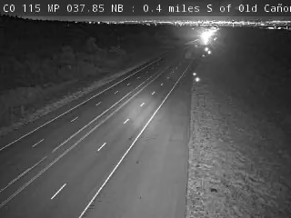 CO 115 MP 37.85 NB, 0.4 miles S of Old Canon City Rd live camera view