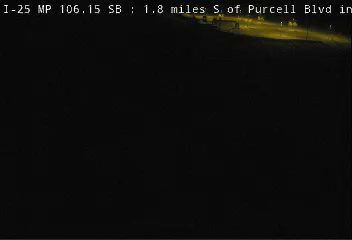 I-25 MP 106.15 SB, 1.8 miles S of Purcell Blvd in Pueblo West live camera view