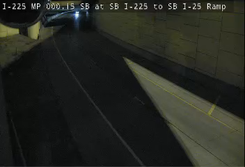 I-225 MP 0.15 SB (2), SB I-225 Ramp to SB I-25 live camera view