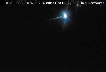 I-70 MP 208.00 WB, 2.4 miles E of US 6/CO 9 in Silverthorne live camera view