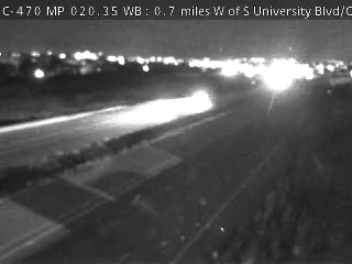 C-470 MP 20.35 WB, 0.7 miles W of S University Blvd/CO 177 live camera view