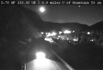 I-70 MP 233.30 WB, 0.9 miles W of Mountain St in Dumont live camera view