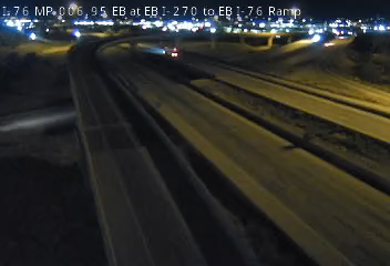 I-76 MP 6.95 EB, EB I-270 Ramp to EB I-76 live camera view