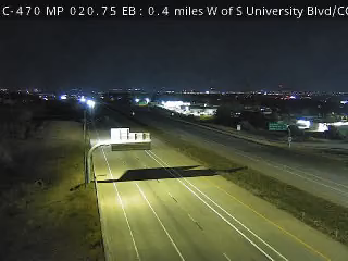 C-470 MP 20.75 EB, 0.4 miles W of S University Blvd/CO 177 live camera view