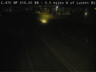 C-470 MP 18.00 EB, 0.5 miles W of Lucent Blvd live camera view