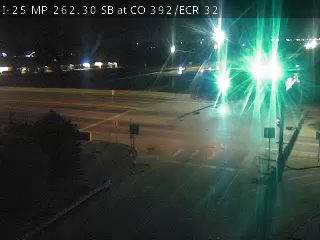 I-25 MP 262.30 SB at CO 392/ECR 32 live camera view