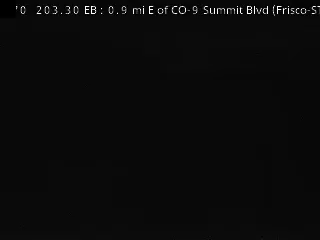I-70 MP 203.20 EB, 0.9 miles E of CO 9 in Frisco live camera view