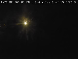 I-70 MP 206.85 EB, 1.4 miles E of US 6/CO 9 in Silverthorne live camera view