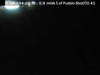 I-25 MP 94.00 SB, 0.8 miles S of Pueblo Blvd/CO 45 live camera view
