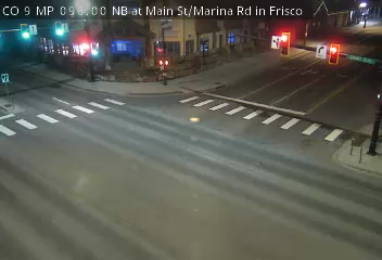 CO 9 MP 96.05 NB at Marina Rd in Frisco live camera view