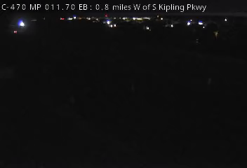 C-470 MP 11.70 EB, 0.8 miles W of S Kipling Pkwy live camera view