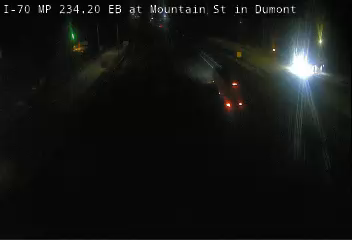 I-70 MP 234.20 EB at Mountain St in Dumont live camera view