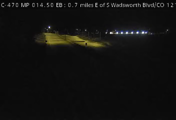 C-470 MP 14.50 EB, 0.7 miles E of S Wadsworth Blvd/CO 121 live camera view