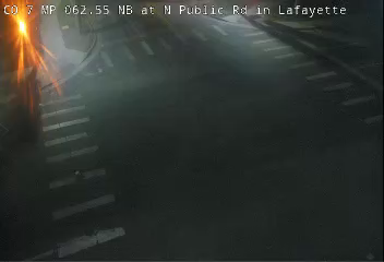 CO 7 MP 62.55 NB at N Public Rd in Lafayette live camera view