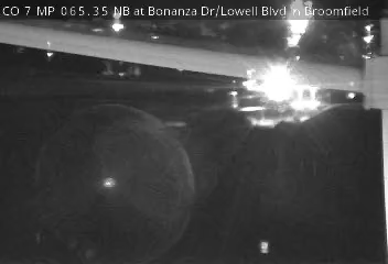 CO 7 MP 65.35 NB at Bonanza Dr/Lowell Blvd in Broomfield live camera view