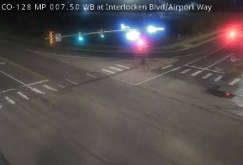 CO-128 MP 7.50 WB at Interlocken Blvd/Airport Way live camera view