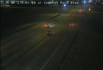 I-70 MP 279.60 EB at Central Park Blvd live camera view