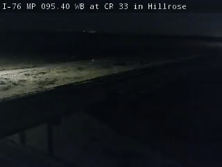 I-76 MP 95.40 WB at CR 33 in Hillrose live camera view