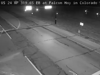 US 24 MP 319.65 EB at Falcon Hwy in Colorado Springs live camera view