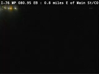 I-76 MP 80.95 EB, 0.8 miles E of Main St/CO 52 in Fort Morgan live camera view