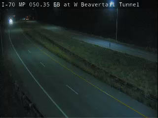 I-70 MP 50.35 EB at W Beavertail Tunnel live camera view