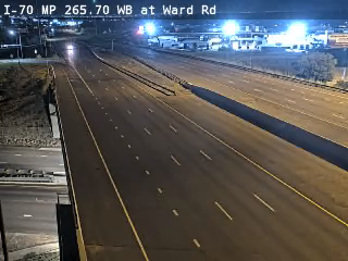 I-70 MP 265.70 WB at Ward Rd live camera view