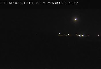 I-70 MP 86.10 EB, 0.8 miles W of US 6 in Rifle live camera view